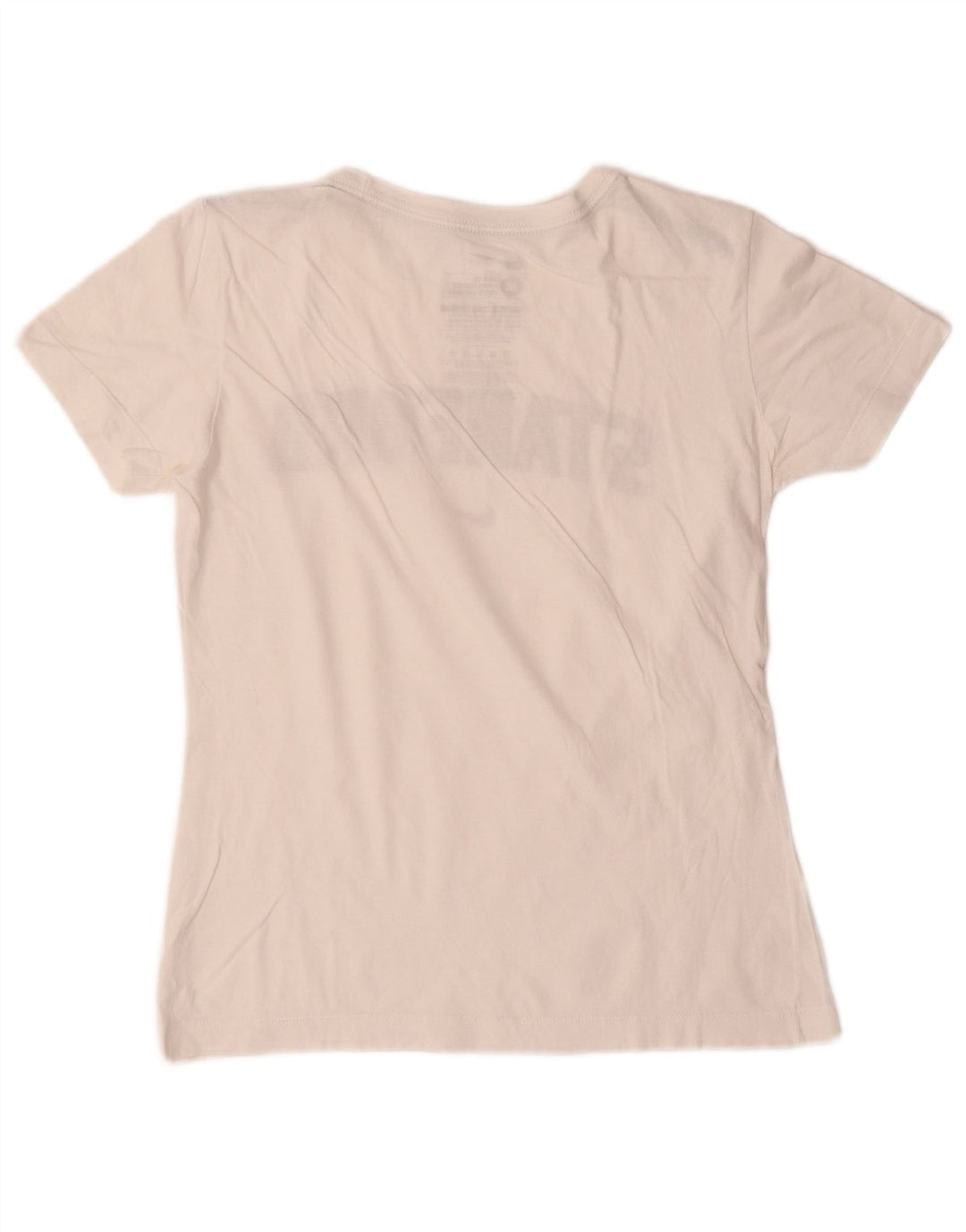 NIKE ženska majica kratkih rukava Stanford Slim Fit Graphic Top UK 12 srednje bijela