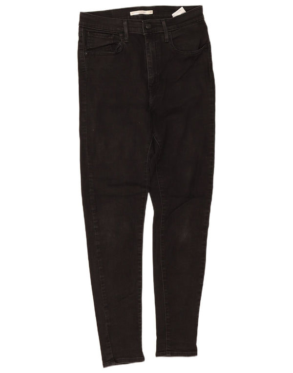 Levi's ženske Mile High super skinny traperice W30 L29 crni pamuk