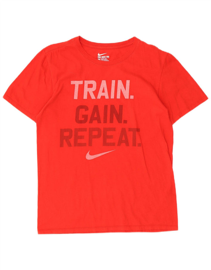 NIKE Mens Athletic Cut Graphic T-Shirt Top Small Red