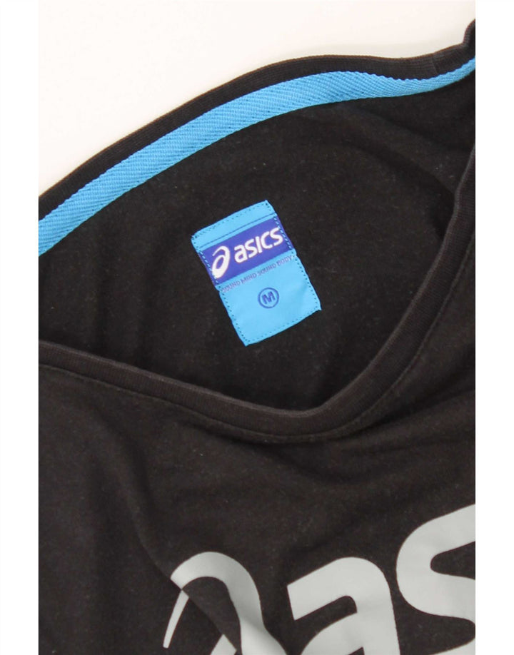 Asics ženska majica kratkih rukava s grafičkim motivima UK 12 srednje crna