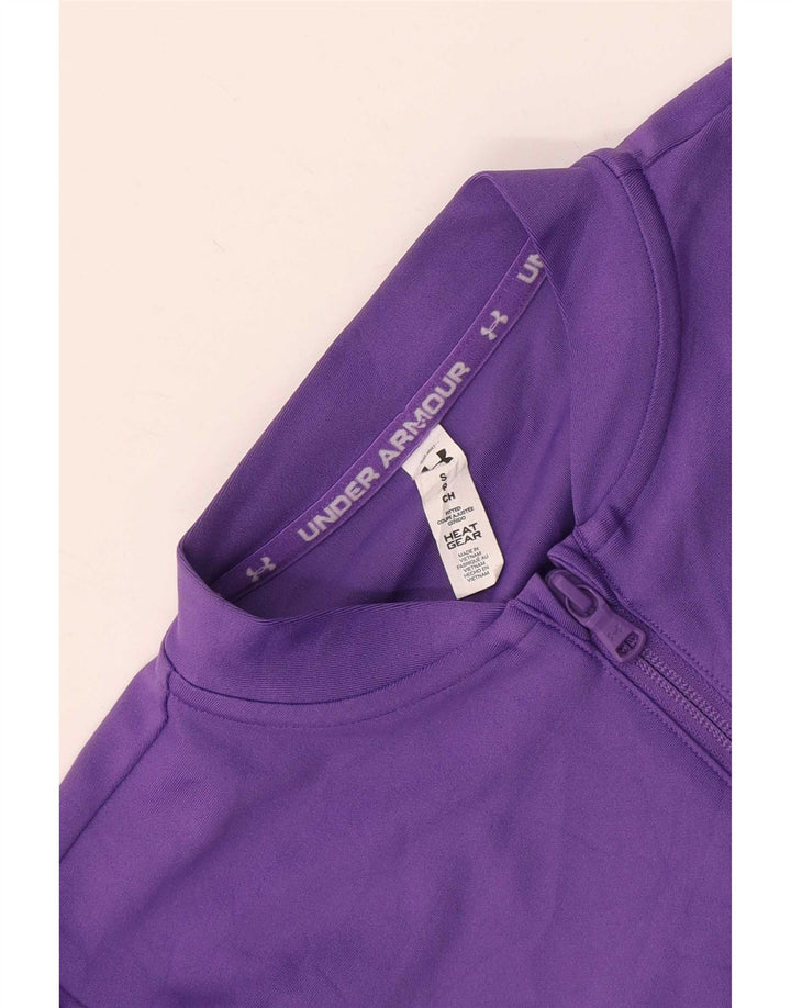 Under Armour Ženski kratki pulover Trenirka Top UK 10 Mala ljubičasta