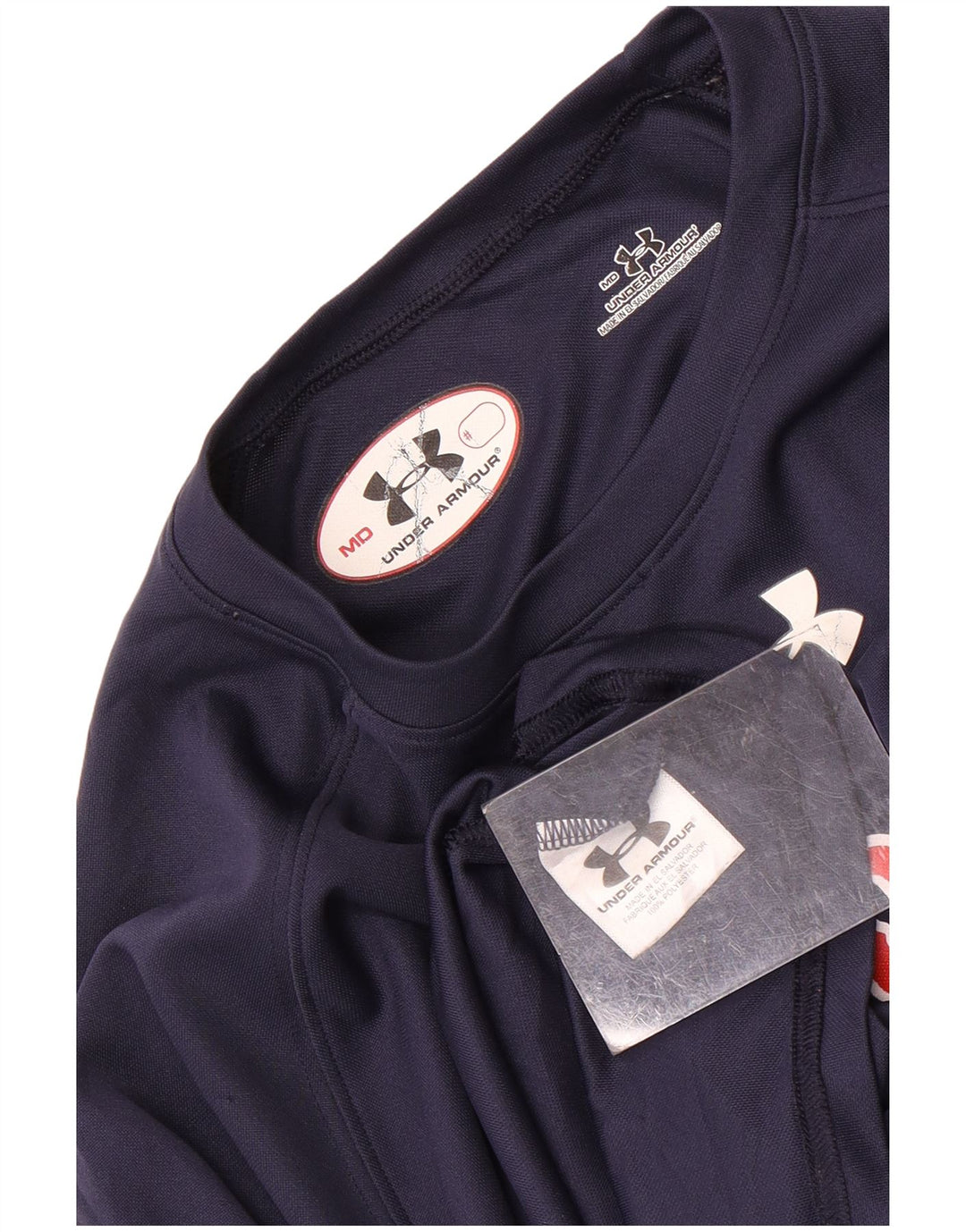 Under Armour muška majica kratkih rukava s grafičkim motivima srednje tamnoplavi poliester