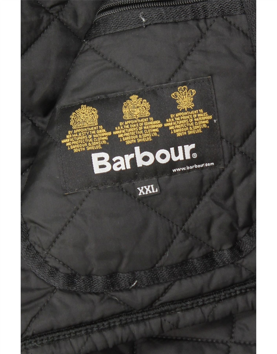 BARBOUR Ženska prošivena jakna UK 20 2XL crni poliamid