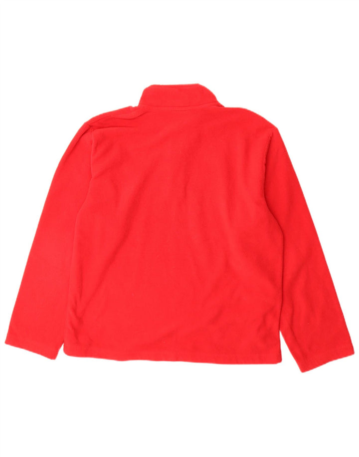 STARTER Džemper od flisa s patentnim izrezom za dječake 15-16 godina 2XL, crveni poliester