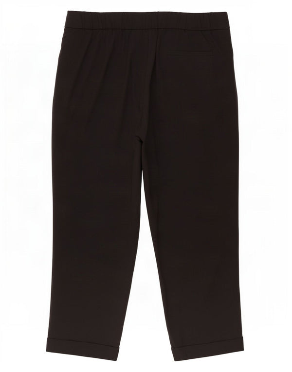 Marks & Spencer ženske hlače visokog struka UK 18 XL W40 L28 crni poliester