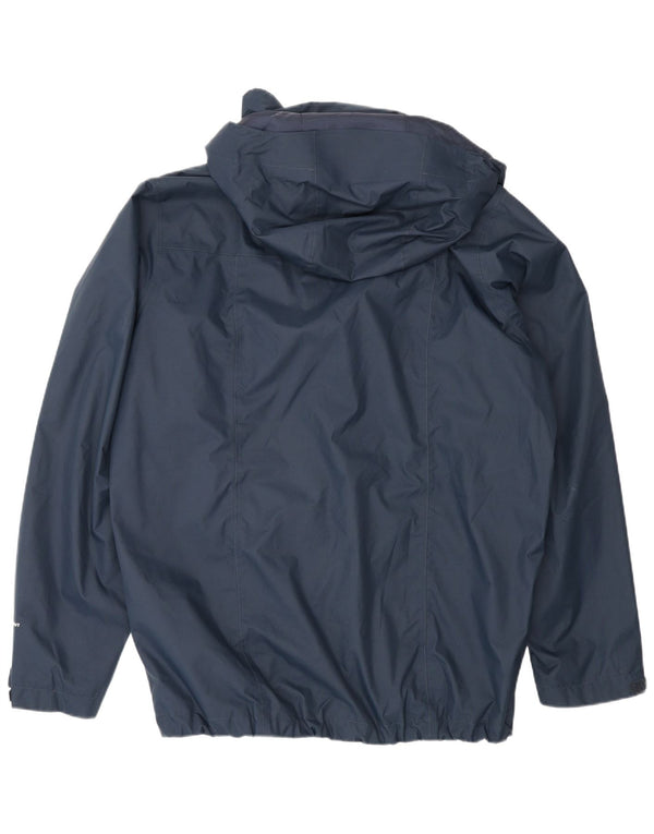 The North Face muška vjetrovka s kapuljačom UK 40 velika tamnoplava
