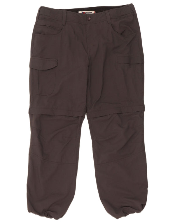 Berghaus Ženske Joggers Cargo hlače UK 14 Large W34 L29 Sivi najlon