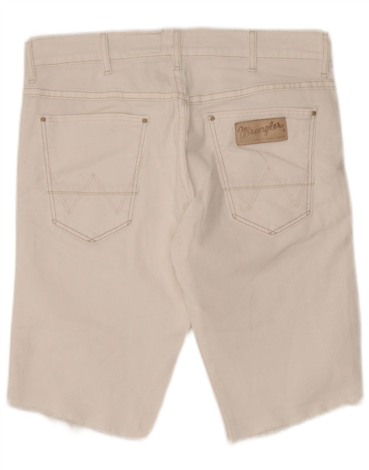 Wrangler muške Vegas traper kratke hlače W31 Srednje bijeli pamuk