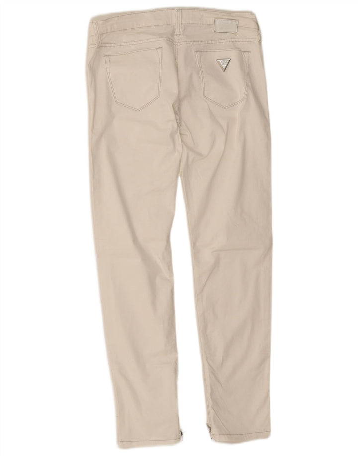 Guess ženske uske traperice Beverly W28 L28 bijele