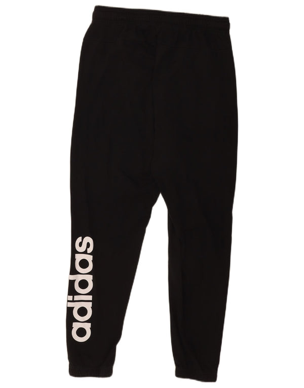 Adidas Ženske hlače za trenirku Graphic Crop, srednje crne pamučne hlače