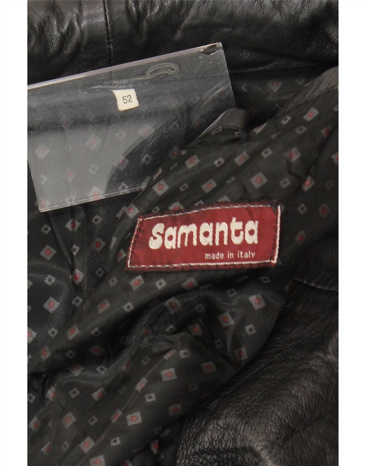 SAMANTA muška kožna jakna IT 52 XL crna