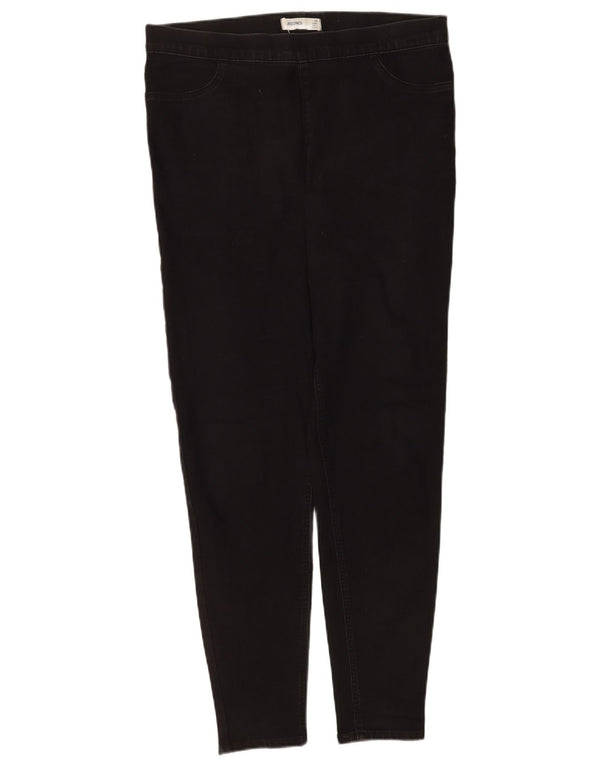 Marks & Spencer ženske jegging traperice UK 16 velike W34 L30 crni pamuk