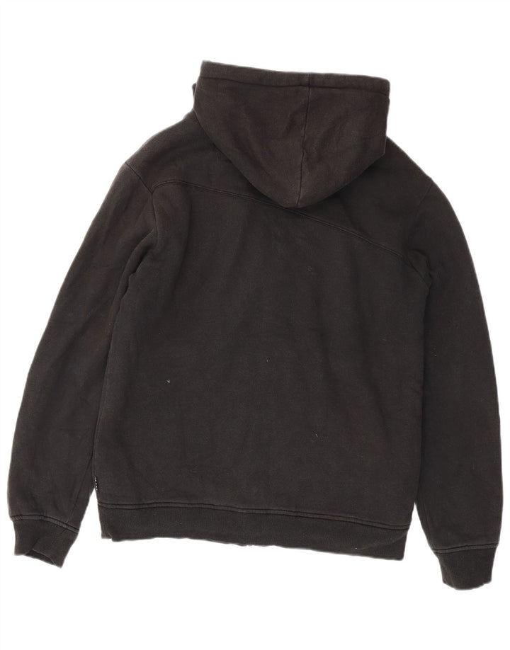 Volcom muški pulover s kapuljačom na patentni zatvarač Srednje crni pamuk