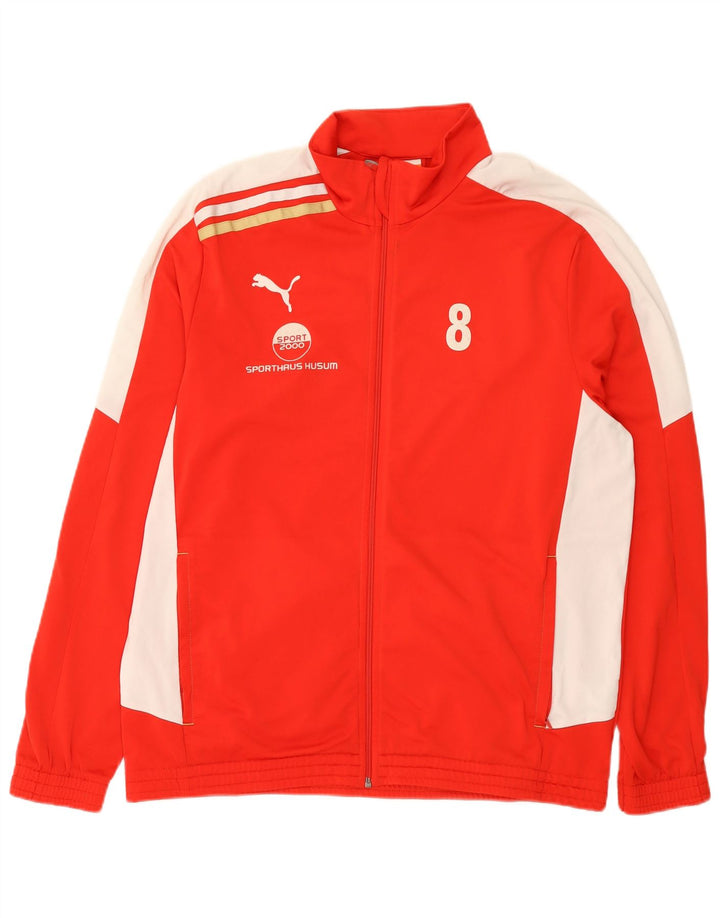 Puma muška trenirka s grafičkim motivima, gornja jakna XL, crvena poliesterska boja
