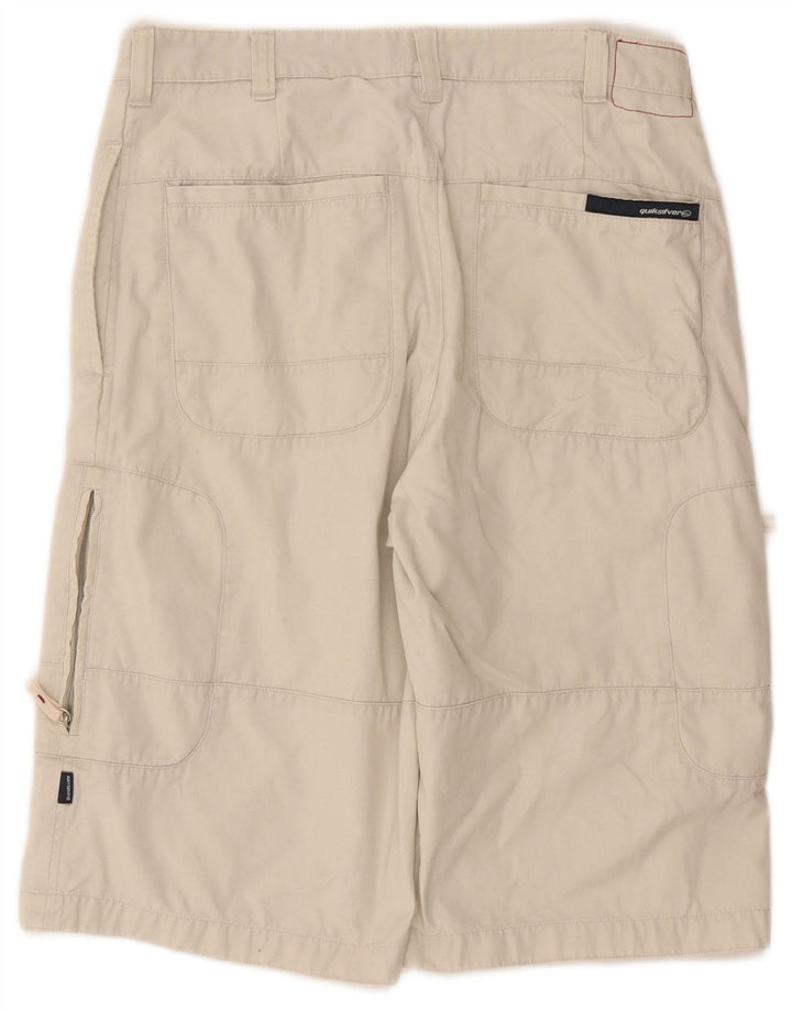 Quiksilver muške kargo kratke hlače W31 srednje bež pamuk