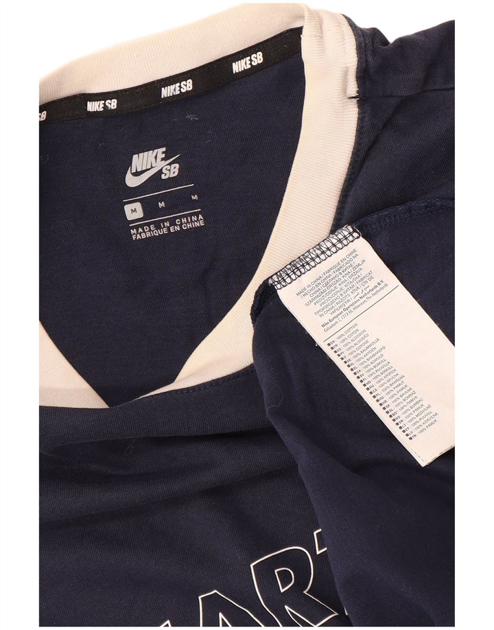 NIKE Muška majica kratkih rukava s grafičkim motivima srednje tamnoplavi pamuk