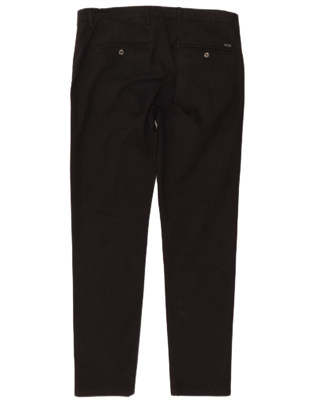 LIU JO Muške Uomo uske chino hlače IT 50 Large W36 L32 crni pamuk