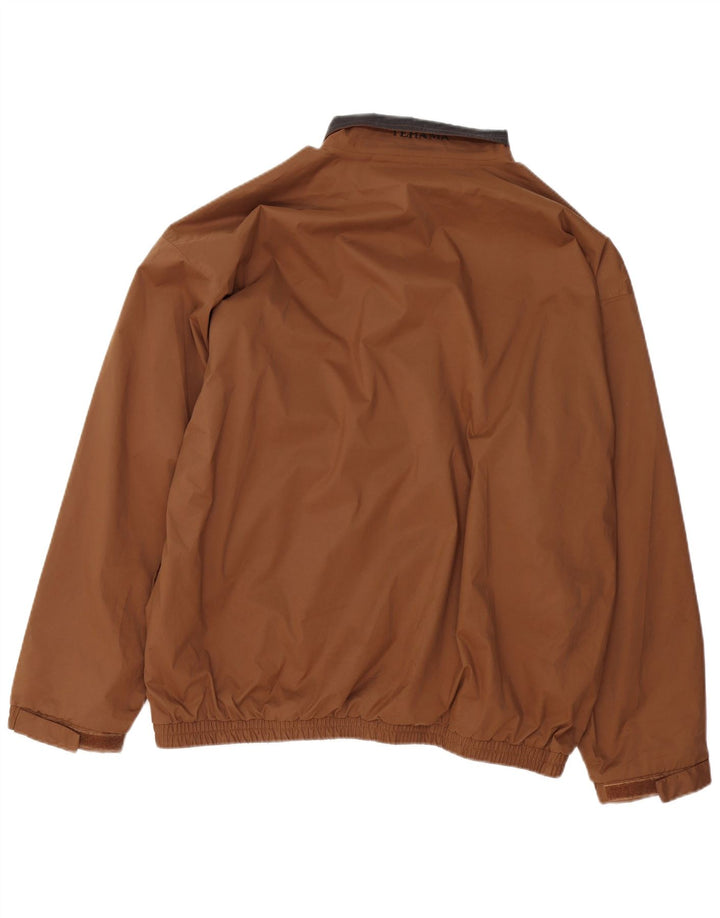 Tehama muški pulover kišna jakna UK 42 XL smeđi poliester