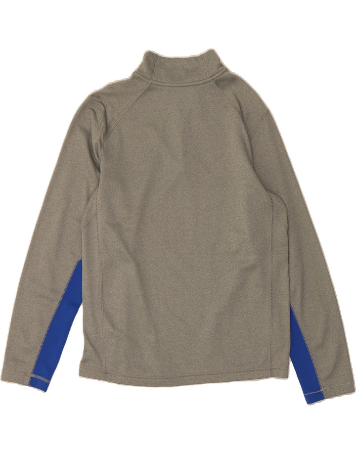 NIKE Mens Therma-Fit Pullover Tracksuit Top Medium Grey Colourblock Vintage Nike and Second-Hand Nike from Messina Hembry 