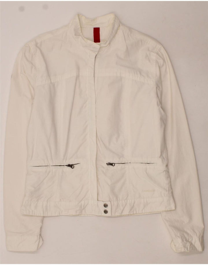 INVICTA Womens Bomber Jacket UK 18 XL White Cotton Vintage Invicta and Second-Hand Invicta from Messina Hembry 