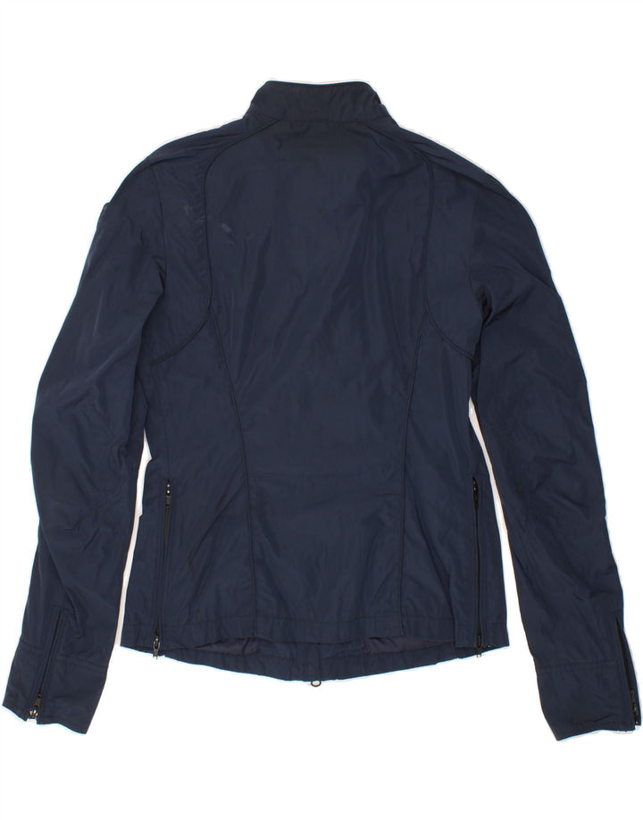 BLAUER Womens Bomber Jacket UK 12 Medium Navy Blue Vintage Blauer and Second-Hand Blauer from Messina Hembry 