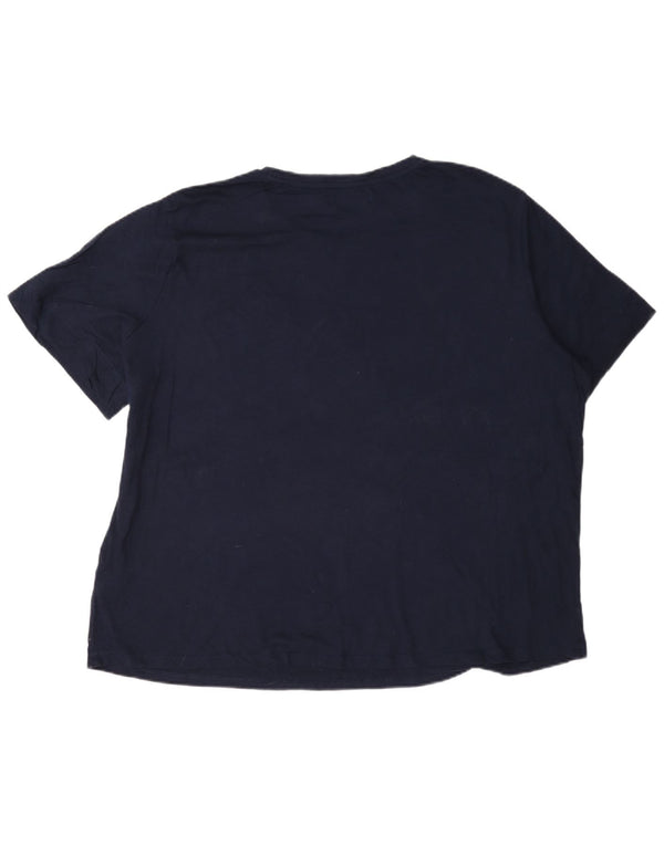 Ralph Lauren Ženska majica kratkih rukava UK 20 2XL tamnoplavi pamuk