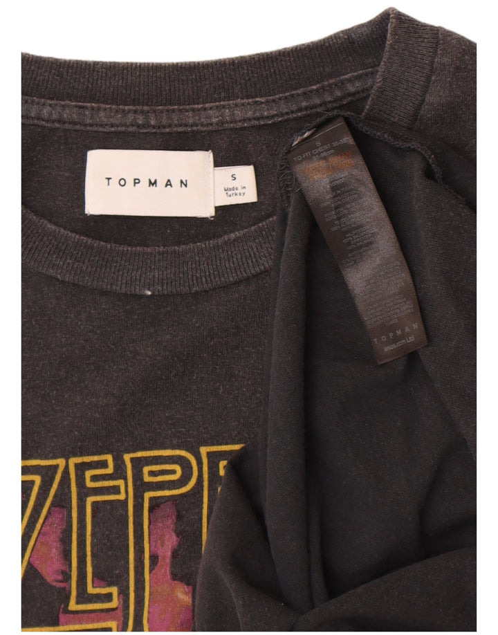 Topman muška majica kratkih rukava s grafičkim motivima, mali sivi pamuk