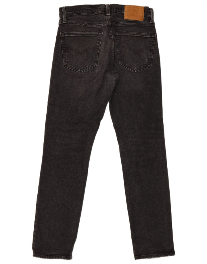 Levi's muške uske traperice W30 L30 crni pamuk