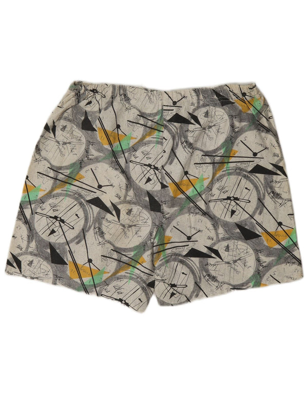 Vintage muške sportske kratke hlače velike raznobojne geometrije