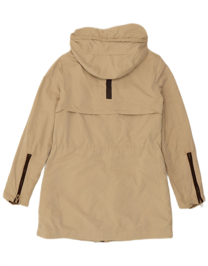 Zara ženska parka jakna s kapuljačom UK 6 XS bež poliester