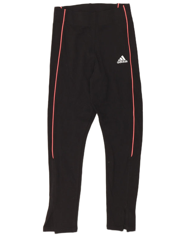 Adidas ženske tajice UK 8/10 male crne pamučne sportske