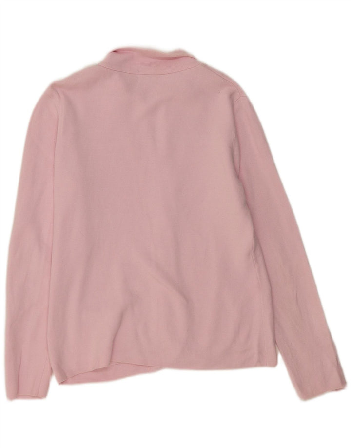 J. CREW Ženski preveliki džemper s kardiganom UK 10 Small Pink