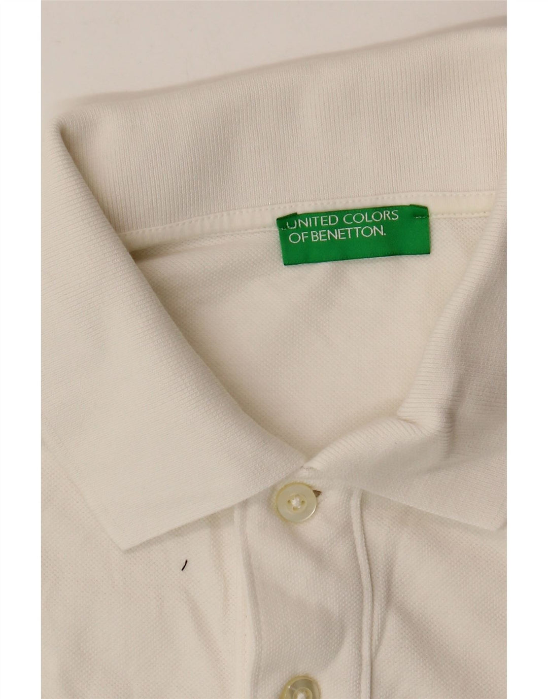 BENETTON muška polo majica srednje bijele boje
