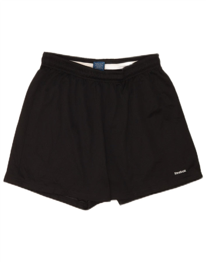 Reebok muške sportske kratke hlače male crne poliesterske boje