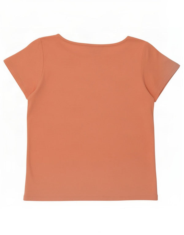Crew Clothing Ženska majica kratkih rukava UK 8 Mali ružičasti pamuk