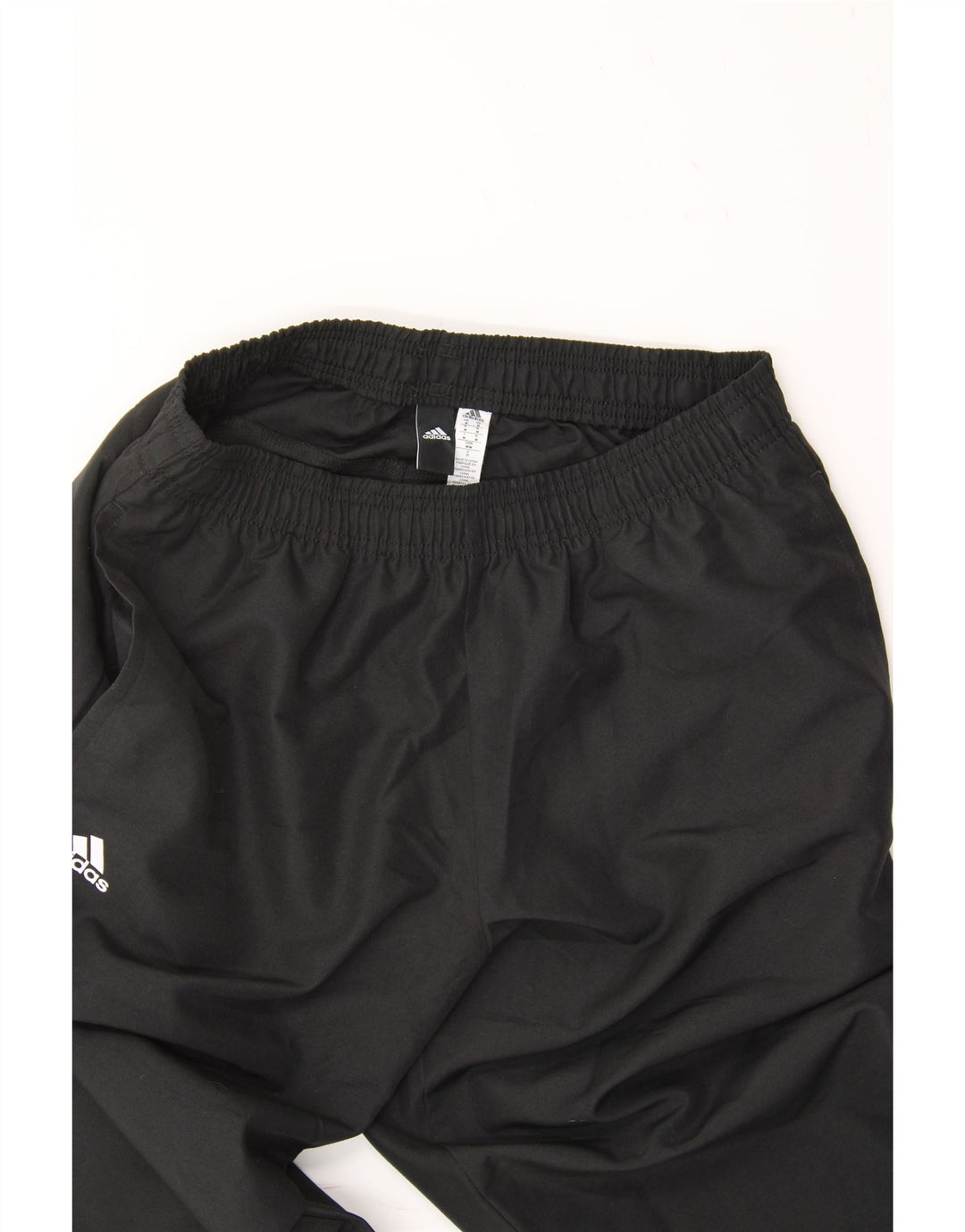ADIDAS Mens Graphic Tracksuit Trousers Medium Black Polyester Vintage Adidas and Second-Hand Adidas from Messina Hembry 