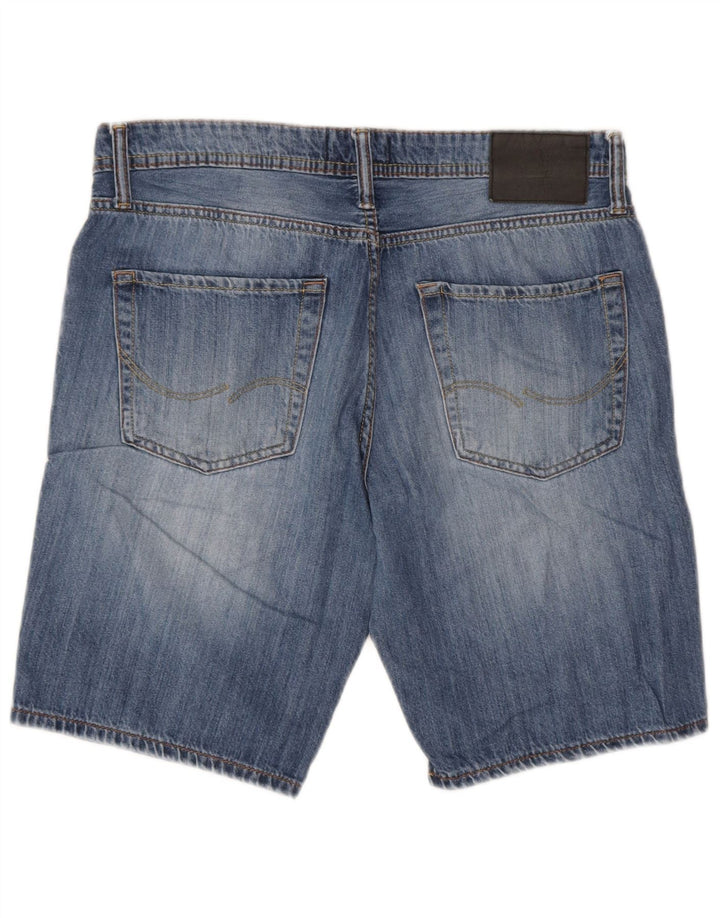 Jack & Jones muške traper kratke hlače standardnog kroja male W30 plave