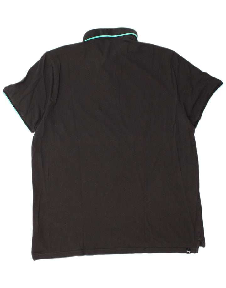 PUMA muška polo majica 2XL crni pamuk