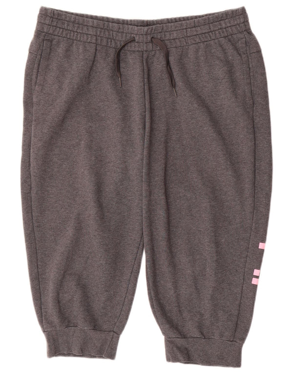 ADIDAS ženske grafičke bermuda sportske kratke hlače UK 20/22 XL sive