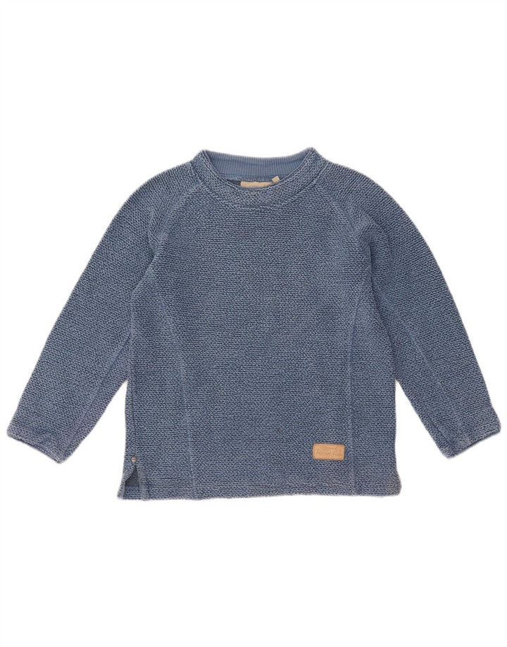 WEIRD FISH Ženska majica s kratkim rukavima UK 14 Srednje plavi pamuk