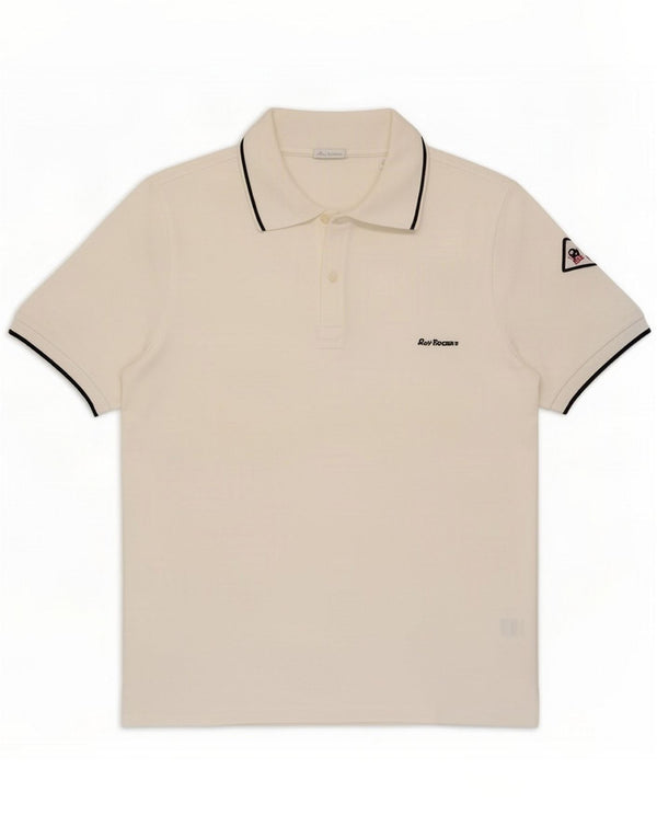 Roy Rogers Mens Polo Shirt 2XL White Cotton