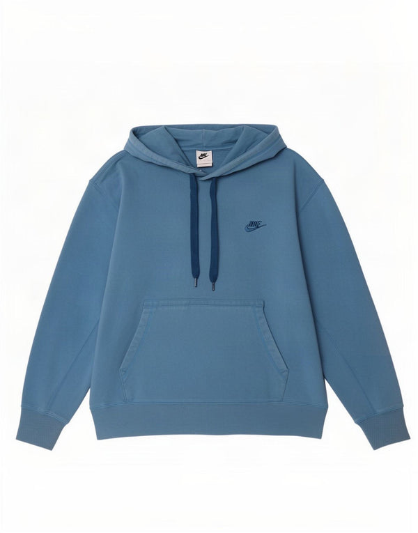 Nike muška majica s kapuljačom XL plavi pamuk