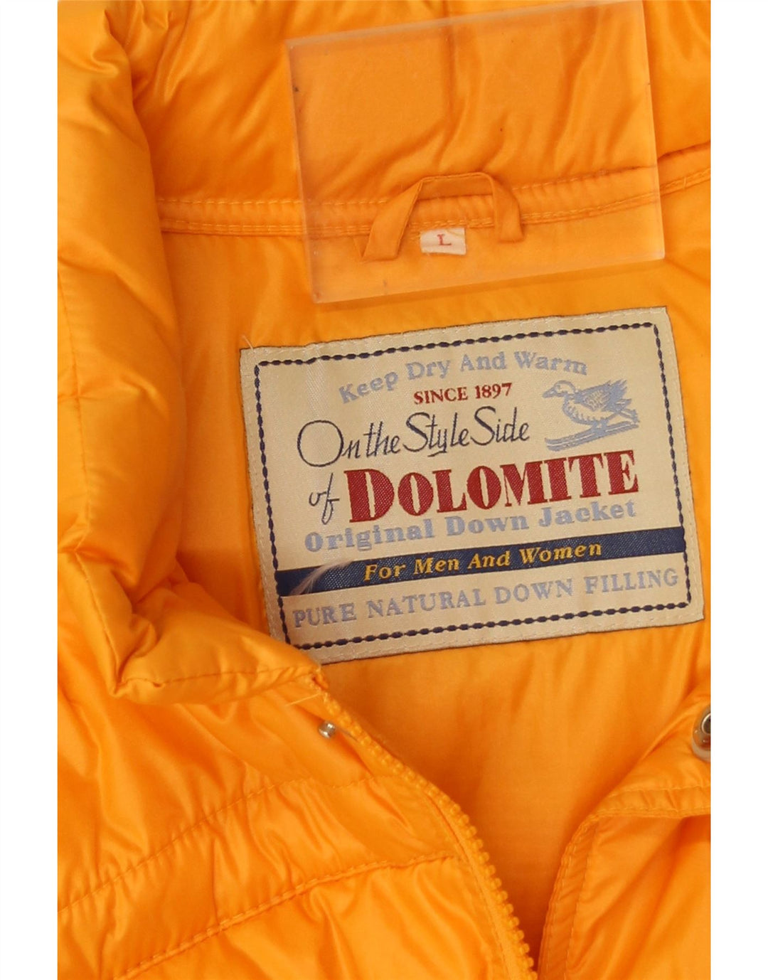 Dolomite muška podstavljena jakna UK 40 velika narančasta najlon