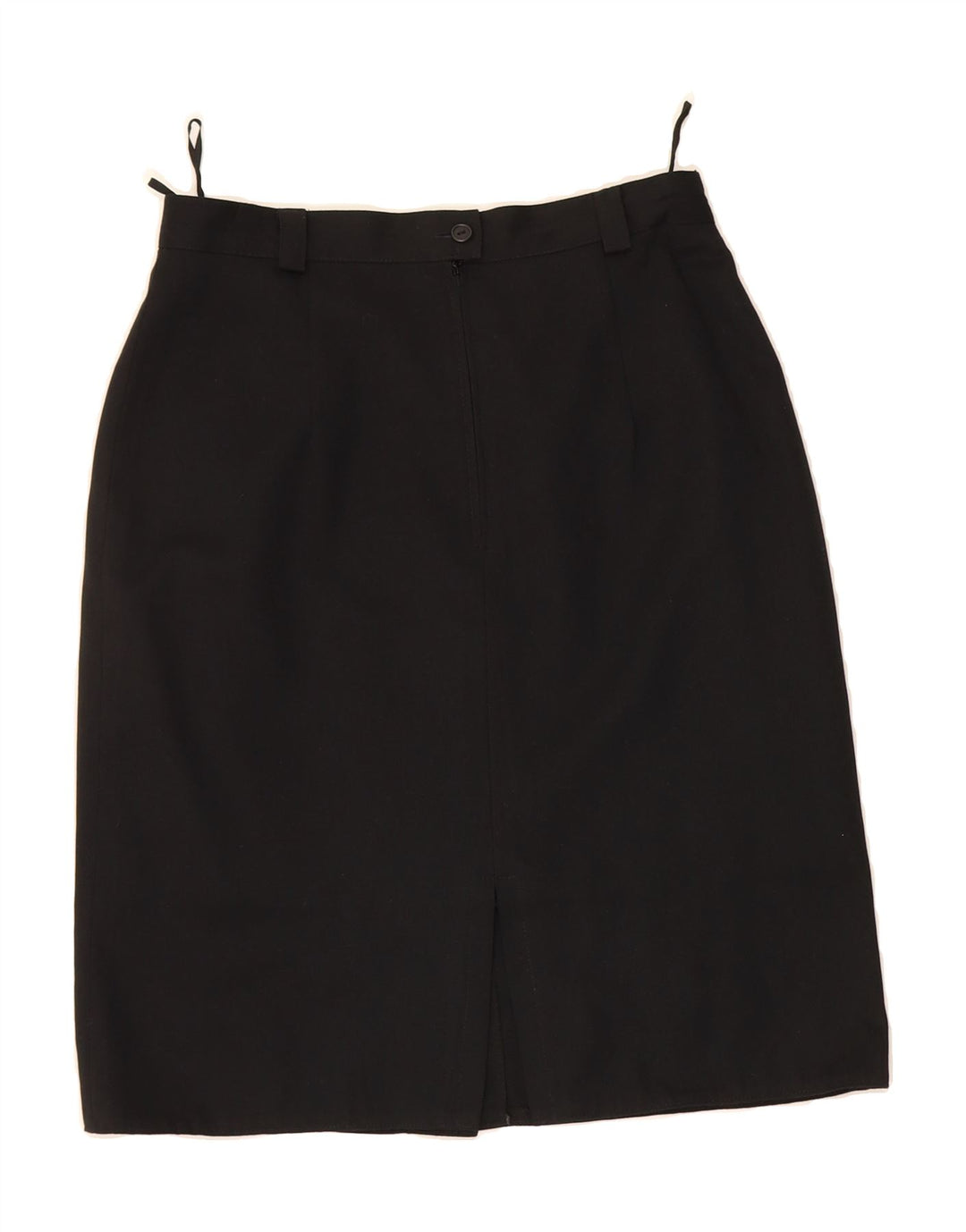 VINTAGE Womens Pencil Skirt EU 40 Medium W28  Black Viscose Vintage Vintage and Second-Hand Vintage from Messina Hembry 