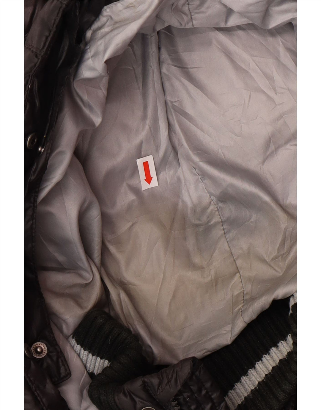 DOLOMITE Muška grafička podstavljena jakna s kapuljačom UK 38 srednji crni poliester