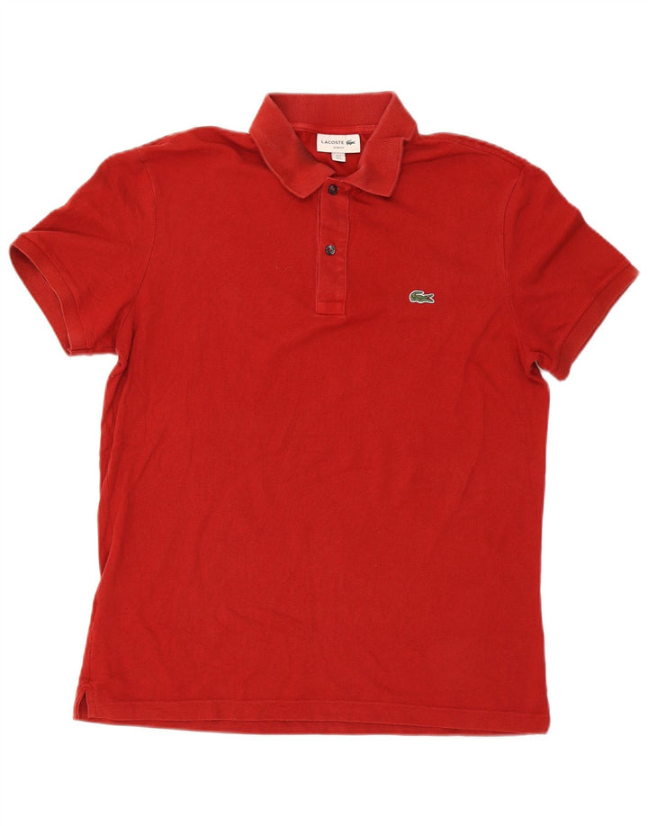 Lacoste muška uska polo majica veličine 5 velika crvena