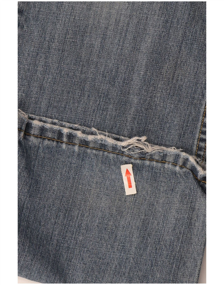 Levi's ženske 527 traperice niskog struka W32 L34 plavi pamuk