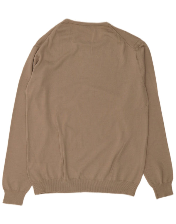 Guess muški džemper s morskim izrezom UK 44 XL bež akril