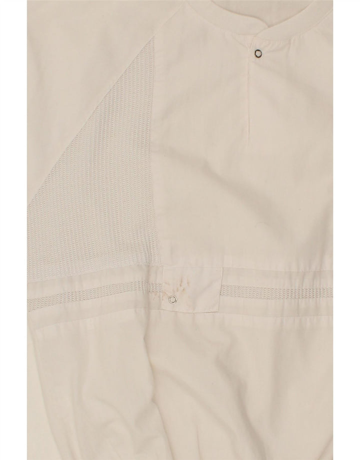 VINTAGE Womens Blouse Top UK 18 XL White Polyester Vintage Vintage and Second-Hand Vintage from Messina Hembry 