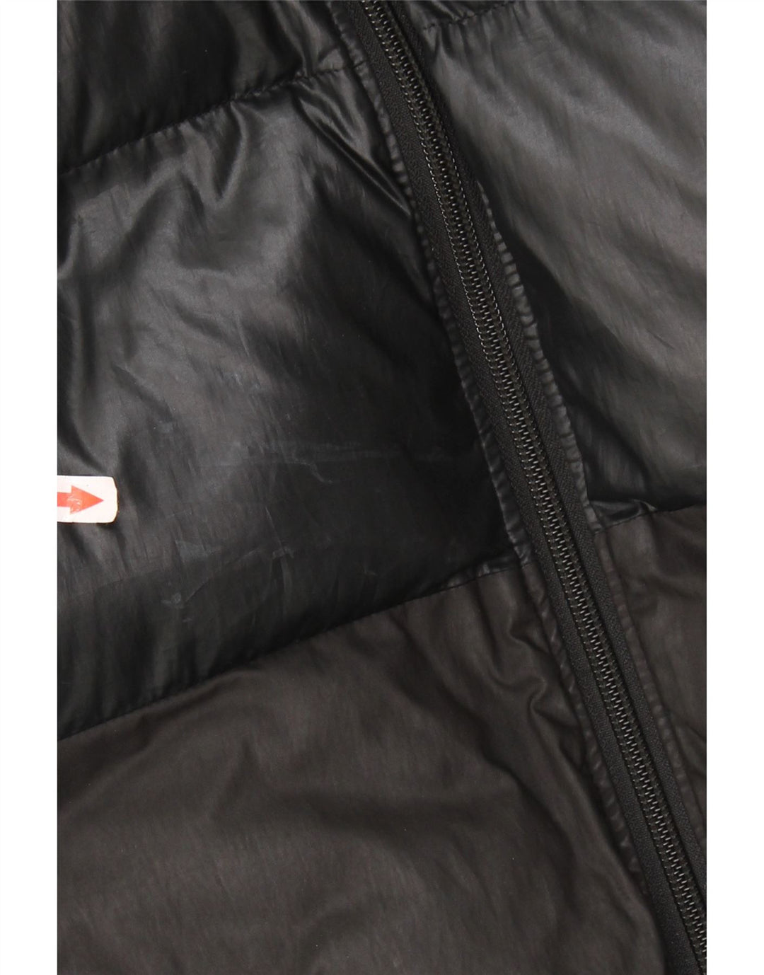 ADIDAS ženska podstavljena jakna s kapuljačom UK 16 veliki crni poliester u boji